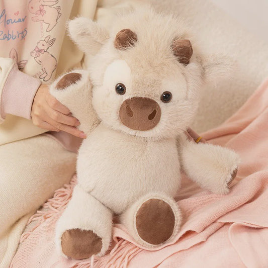 Schattige Highland Koe Pluche Knuffel - Zacht & Knuffelbaar Cadeau