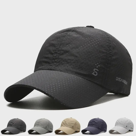 Ademende Hardloop Pet - Sneldrogend & Zonbescherming - Outdoor Baseball Cap