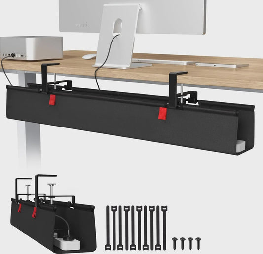 Onderbouw Kabelgoot Bureau 90cm - Opgeruimd Bureau met Kabelmanagement