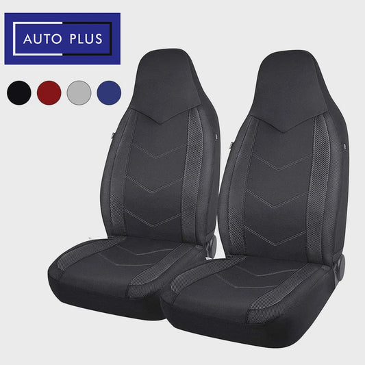 Sportieve Autostoelhoes Set met Hoge Rugleuning - Ademend Air Mesh & Airbag Compatibel