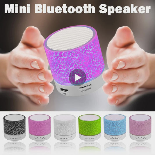 Mini Bluetooth Speaker met Kleurrijke LED Verlichting en Draadloze Muziekweergave