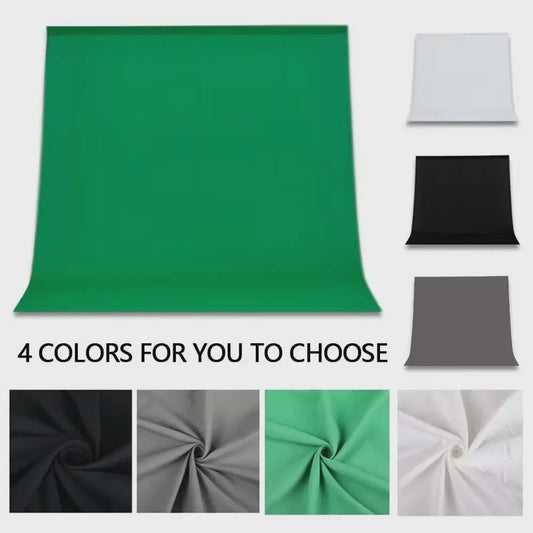 Professionele Fotografie Achtergronddoek - Katoen Muslin (Groen, Wit, Zwart, Grijs)