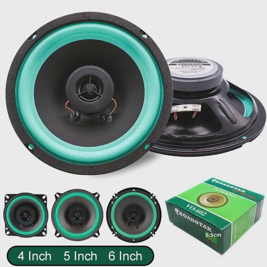 Universele Auto Coaxiale Speakers (4/5/6.5 Inch) - Hoge Kwaliteit HiFi Geluid