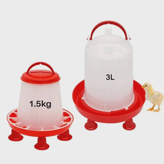Automatische Kippen Drinkbak & Voerbak 1.5L & 3L - Hoogwaardig & Praktisch