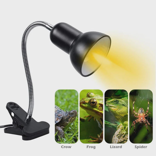 Reptielen Warmtelamp Houder UVA UVB Dimbare Zonnebank Spot 220-240V