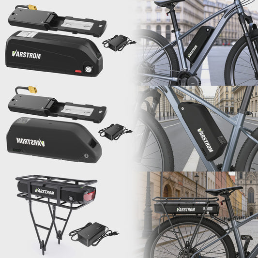 Varstrom E-bike Batterij 36V/48V/52V - 20Ah/30Ah - Hailong - Lithium Ion