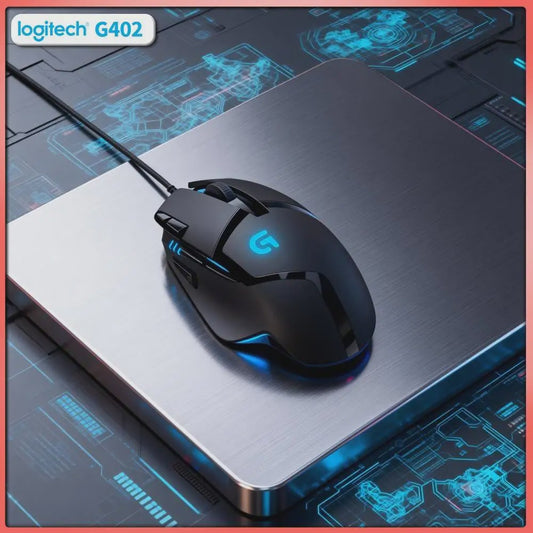 Logitech G402 Hyperion Fury FPS Gaming Muis - 1ms Respons, 32-bit ARM Processor, Anti-Slip