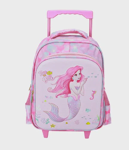 Kinder Trolley Rugzak met Wieltjes - Leuke Reisbagage voor Peuters en Kleuters