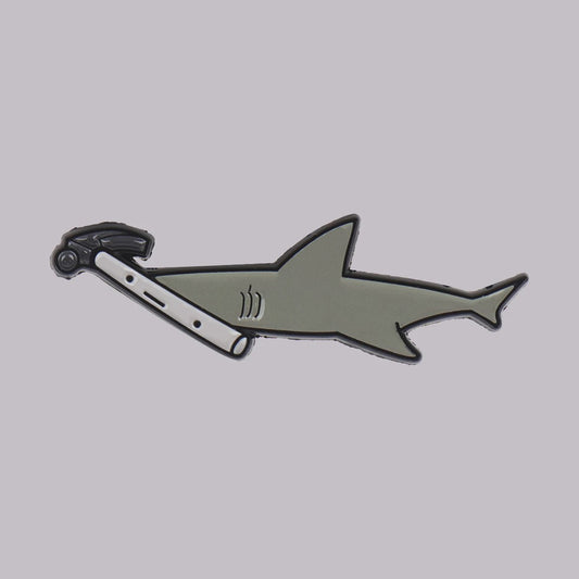 Grappige Haai Emaille Pin Broche - Unieke Accessoire voor Rugzakken, Tassen & Kleding
