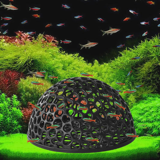 Aquarium Schuilplaats Koepel - Perfect voor Garnalen & Betta Vissen
