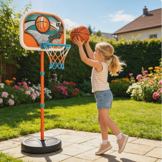 Verstelbaar Basketbalspel Set 133-160 cm - Indoor & Outdoor Sportplezier
