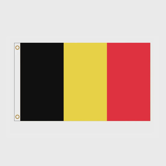 Belgische Vlag 90x150cm - Officiële Nationale Vlag van België