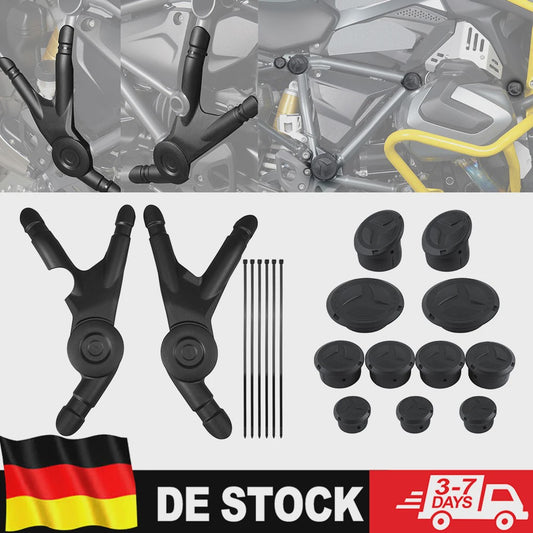 Frame Gaten Afdekking Set & Frame Protector voor BMW R1250GS Adventure (2018-2024) & R1200GS ADV (2014-2018)