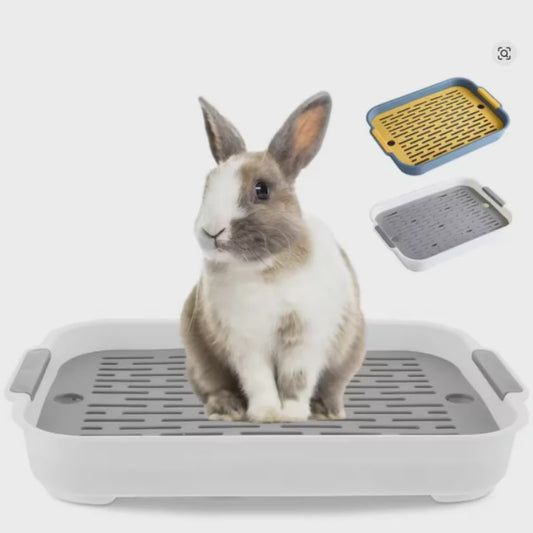 Knaagdier Toiletbak - Hoektoilet voor Konijn, Hamster, Cavia & Meer