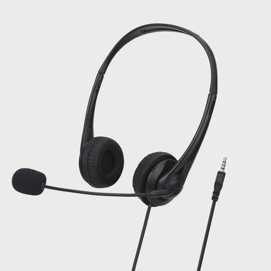 3.5mm/USB Computer Headset met Noise Cancelling Microfoon - Stereo Bedraad