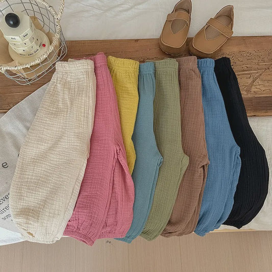 Luchtige Zomerbroek Kinderen - Dun & Losvallend, Anti-Mug & Casual Bloomers