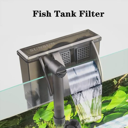 Hang-on Aquarium Filter met Waterval Effect - Efficiënte Watercirculatie