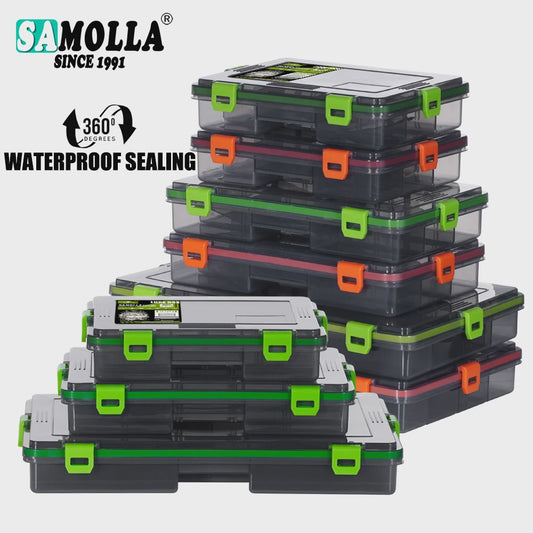 SAMOLLA Waterdichte Visgerei Opbergbox - Lure & Haken Container
