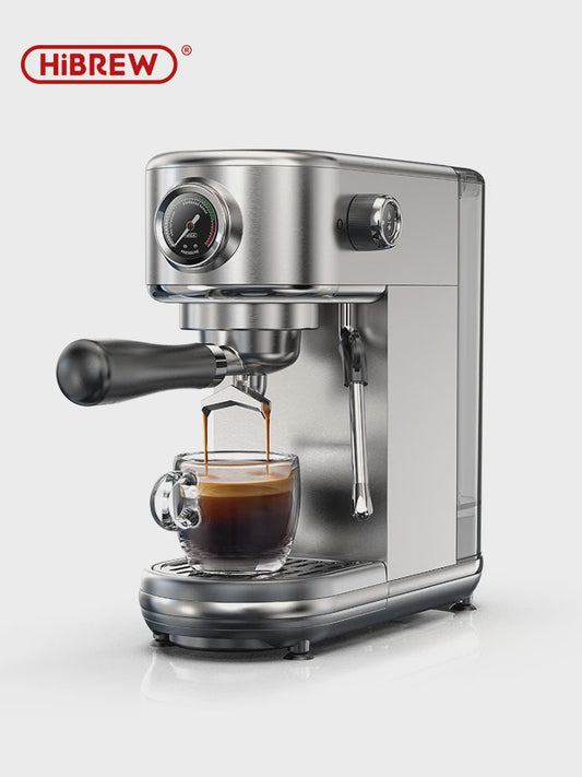HiBREW H10B Espresso Machine: 20 Bar, Instelbare Temperatuur, Koud & Warm, Super Slim Koffiezetapparaat