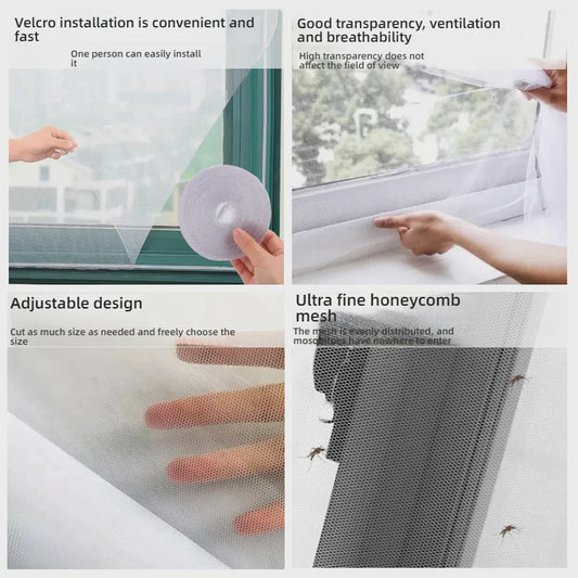 Zelfklevend Onzichtbaar Hor: Ademend, Insectenwerend & Eenvoudig Zelf te Plaatsen