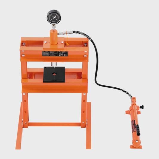 Hydraulische Werkplaatspers 10 Ton - H-Frame met Verstelbare Persplaat