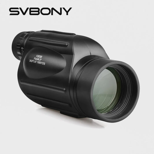 Svbony SV49 Monoculair 13x50 - Krachtig, Waterdicht & Professioneel voor Reizen en Jacht