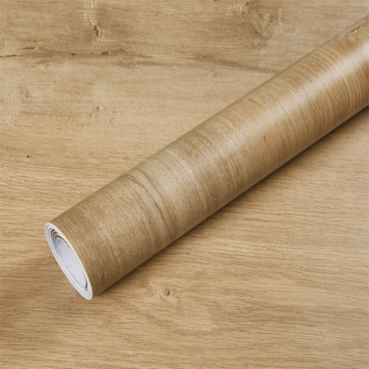 Waterdicht Vinyl Houtnerf Behang 55cm - Zelfklevend Decoratie voor Meubels