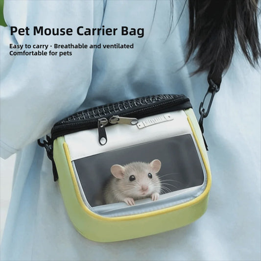 Ademende Draagbare Hamster & Klein Dier Schoudertas - Lichtgewicht & Ventilerend