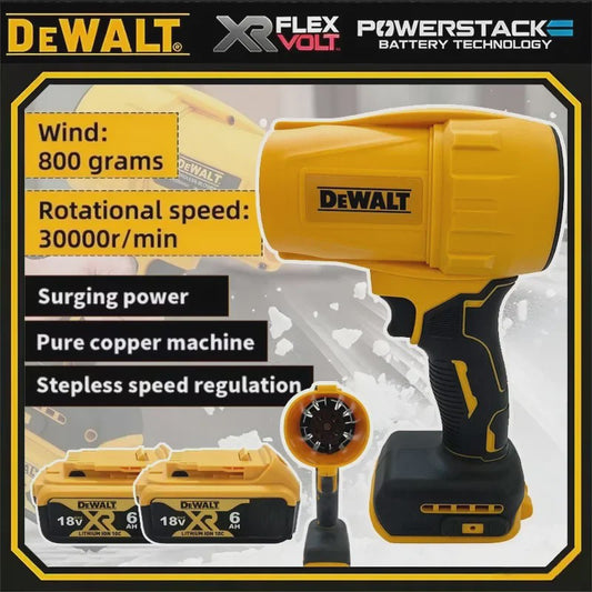 DeWalt Krachtige Accu Bladblazer & Stofzuiger - 30000 RPM - voor 18V Batterij