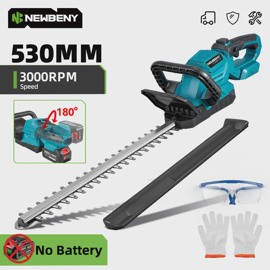 Accu Heggenschaar 53cm - 3000 RPM - 180° Verstelbaar - Makita Accu Compatibel