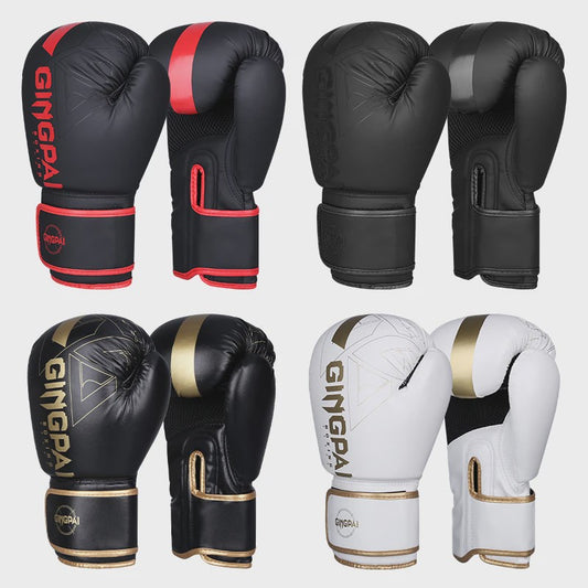 Professionele Bokshandschoenen 6-14oz - PU Leer voor Boksen, Kickboksen, MMA & Training