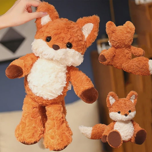 Schattig Pluche Vos Speelgoed - Zacht Knuffel Vos - Verkrijgbaar in 35cm en 50cm