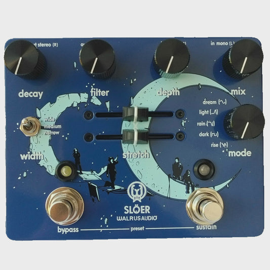 Walrus Audio Sloer Stereo Ambient Reverb Gitaarpedaal - 1:1 Replica