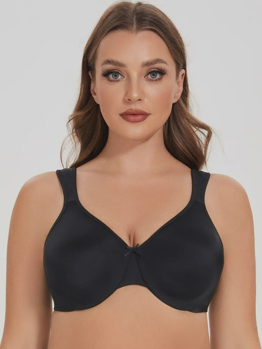 MELENECA Plus Size BH - Naadloze Minimizer met Beugel voor Optimaal Comfort