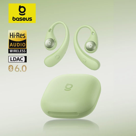 Baseus Eli Sport 2 Open-Ear Oordopjes - Draadloze Sport Oortjes met Bluetooth 6.0, IP57 Waterdicht