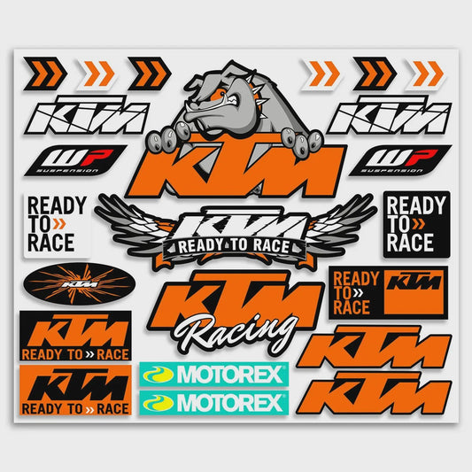 KTM Motor Stickers Set - Decoratieve Vinyl Decals voor Duke Modellen