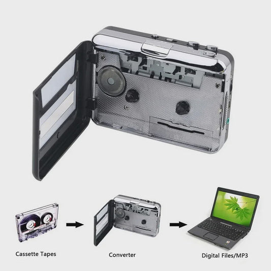 USB Cassette naar MP3 Converter & Speler - Behoud je Muziekcollectie