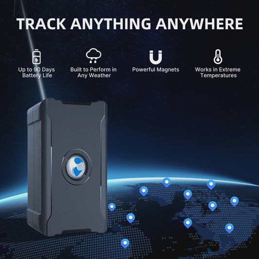 Mini GPS Tracker voor Auto, Motor & Vrachtwagen - Real-Time Anti-Diefstal Tracking met Magnetische Bevestiging