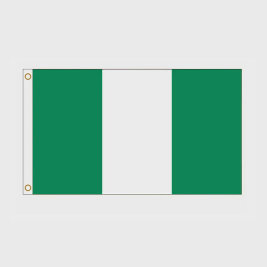Nigeria Vlag 90x150cm - Officiële Nationale Vlag van de Federale Republiek Nigeria