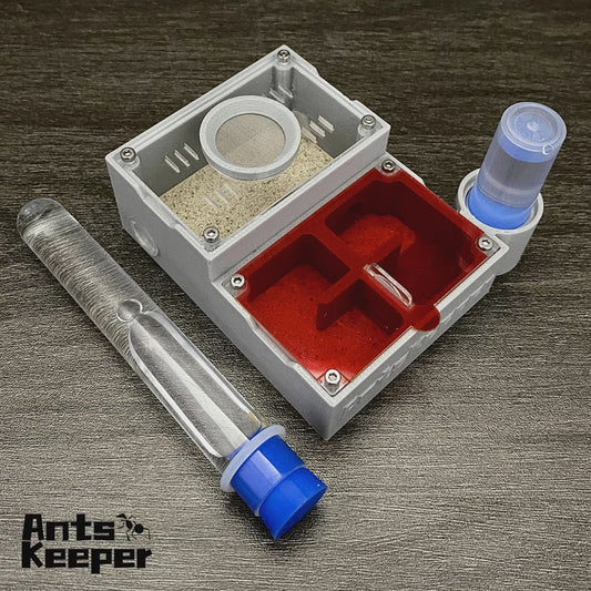 Ants Keeper Mierenboerderij met Vier Kamers en Nat-Droog Scheiding - Ideaal voor Beginners