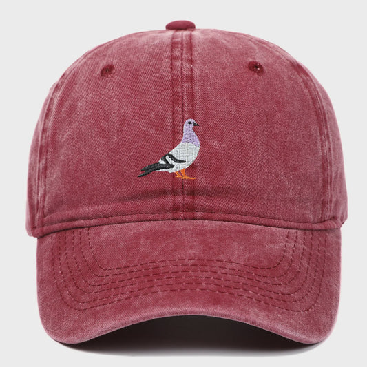 Baseballpet met Duivenborduring - Casual Mode voor Alle Seizoenen