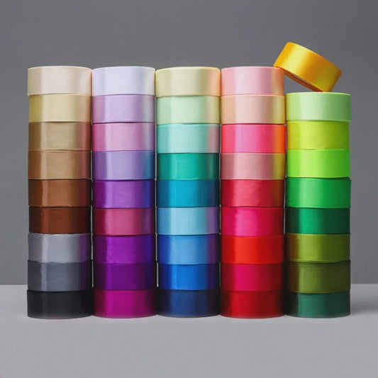 Satijnen Lint - 34 Kleuren & Diverse Breedtes (6-50mm) - Perfect voor Knutselen & Decoratie