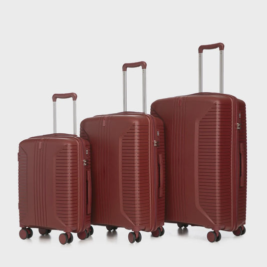 Reis Koffer Set 3-delig: 20, 24, 28 Inch Trolley met Wielen en Cijferslot