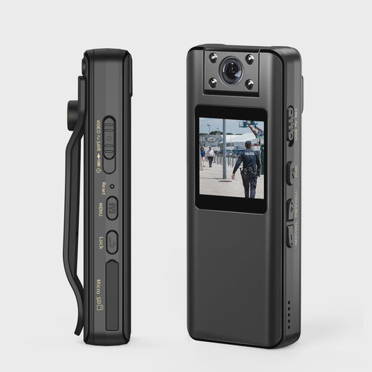BOBLOV A22 Mini Bodycam 1080P HD met Nachtzicht en 180° Draaibare Lens
