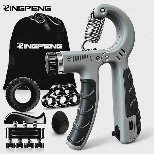 Verstelbare Hand Grip Kracht Trainer Set (100/200kg) met Teller - Hand, Pols & Onderarm Oefening