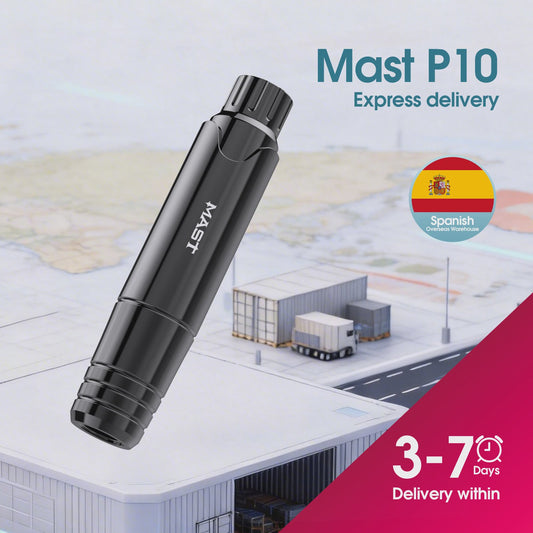Mast P10 Rotary Tattoo & PMU Machine Kit - Professionele Eyebrow, Lips & Scalp Applicatie