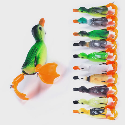 Realistische Eenden Vissen Lokaas - 8.5cm, 12g - Perfect voor Baars, Karper & Snoek