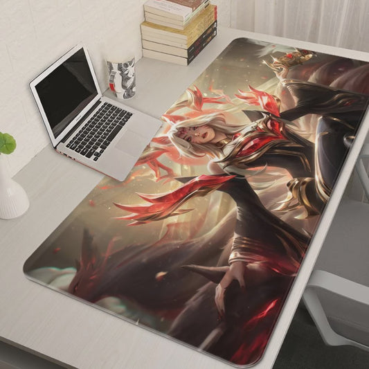 Luxe PU Leer XL Gaming Muismat - Anti-slip Bureau Mat met League of Legends Designs
