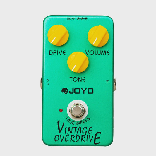 JOYO JF-01 Vintage Overdrive Gitaarpedaal - Breed Gainbereik voor Blues & Rock
