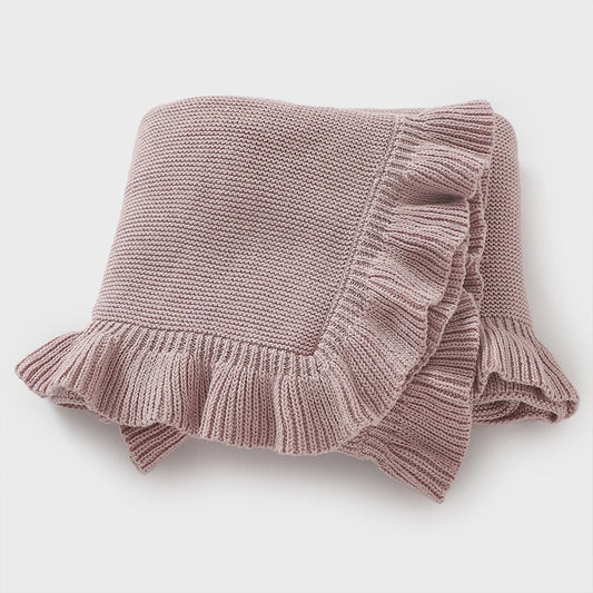 Zachte Gebreide Baby Deken 90x70cm - Wikkeldeken voor Kinderwagen, Ledikant & Reiswieg